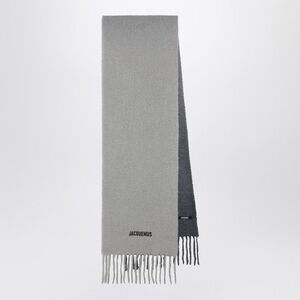 Jacquemus The Moisson Scarf Grey Women
